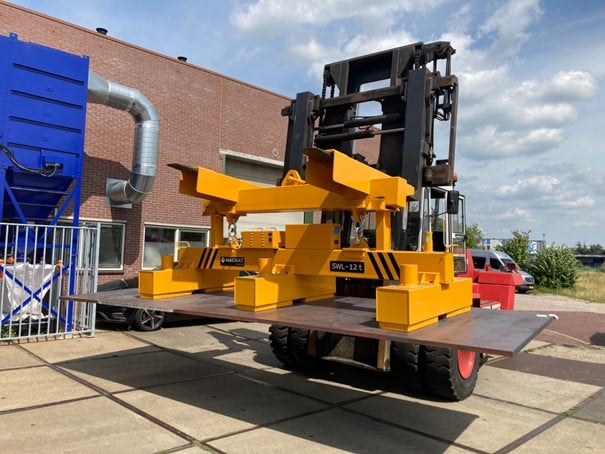 Elektro Permanent magneet traverse  voor het heffen van staal platen