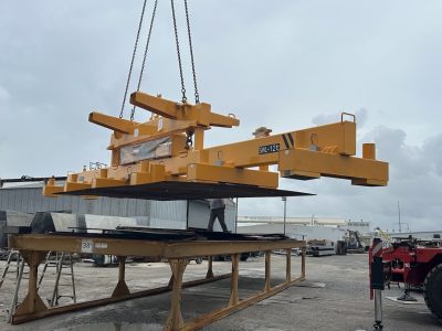 Magneettraverse op batterijvoeding bij Ingalls